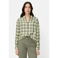 Camel active Bluse mit Brusttasche in Limettengrün kariert | Gr.: XXL