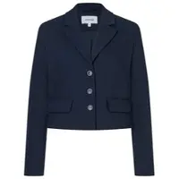 More & more feminines Kurzblazer-Jäckchen in dark blue | Gr.: 46