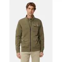 Camel active Sweatjacke mit Kontrastdetails in Olivgrün | Gr.: M