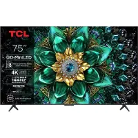 TCL Q6C 75Q6C, 190,5 cm (75"), 3840 x 2160 Pixel, QD-Mini LED, Smart-TV, WLAN, Metallisch