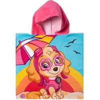 Paw Patrol - Badeponcho Handtuch Badetuch mit Kapuze 50 x 100 cm in Mehrfarbig | Gr.: onesize