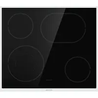 Gorenje ECD643BX Glaskeramik-Kochfeld, Schwarz, Edelstahl, Integriert, Keramik, Glaskeramik, 4 Zone(n), 4 Zone(n)
