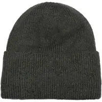 StyleBREAKER Strick Mütze in Dunkelgrau | Gr.: onesize