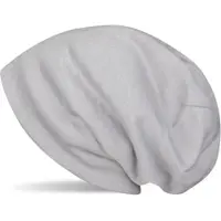 StyleBREAKER Feinstrick Beanie Mütze in Hellgrau | Gr.: onesize
