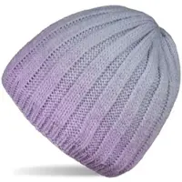 StyleBREAKER Strickmütze in Flieder-Grau | Gr.: onesize
