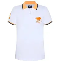 Polo Sylt Poloshirt in Weiß/ Orange | Gr.: 158/164