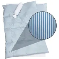 Doris Meyer Interlock-Jersey Bettwäsche Tom bleu 155x220 cm + 80x80 cm - blau