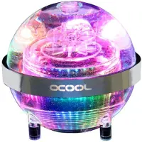 Alphacool Eisball Digital RGB - Acryl, Ausgleichsbehälter