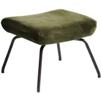 KAWOLA Hocker LOTTE Polsterhocker velvet olivgrün
