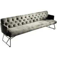 KAWOLA ESSZIMMERBANK CHARME Silber Velvet