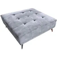 KAWOLA HOCKER WIOLO Grau Velvet