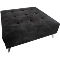 KAWOLA Hocker WIOLO velvet anthrazit