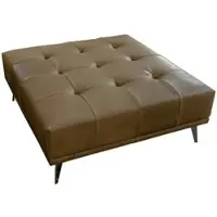 KAWOLA HOCKER WIOLO Beige Leder