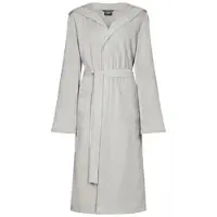 Cawö Bademäntel Damen Kapuze Cord-Optik 6140 silber - 713 in silber - 713 | Gr.: S