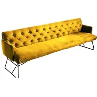 KAWOLA ESSZIMMERBANK CHARME Gelb Velvet