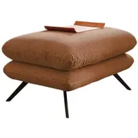 KAWOLA HOCKERBANK CHARME Braun Cord