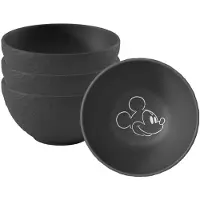 Villeroy & Boch Müslischüssel Manufacture Rock Mickey Mouse Schwarz 430ml (6er Set)