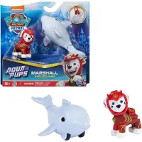 Spin Master Spielfigur "Paw Patrol - Aqua Pups - Hero Pups Solid Marshall", bunt, Spielfiguren, KinderH:6cm, Spielfigur, H:6cm