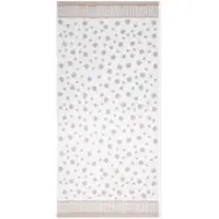 Ross Walk-Frottier Handtücher Tupfen allover Duschtuch 70x140 cm | natur - beige