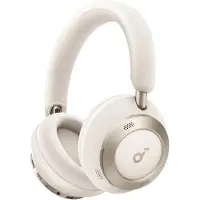 Soundcore Over-Ear-Kopfhörer, Adaptives aktives Noise Cancelling, 6 Mikros, Faltbar bequem, 60h Akku, Verlustfrei, Schnellladen, Hi-Res Wireless Audio LDAC