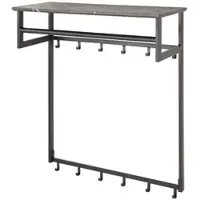 KAWOLA GARDEROBE SESTA Grau Kunststoff