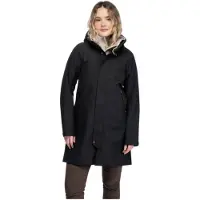 Bergans Damen Winter Shelljacke, wasserdicht, integrierte Kapuze, ungefüttert, schwarz