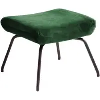 KAWOLA Hocker LOTTE Polsterhocker velvet smaragd