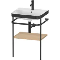 Duravit HP4735O7171 Metallk. mit Happy D.2 Plus bodenst.