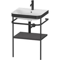Duravit HP4735O8080 Metallk. mit Happy D.2 Plus bodenst.