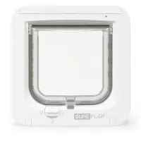 Sureflap Mikrochip Katzenklappe - Weiß