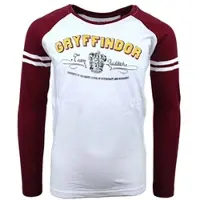 Harry Potter Langarmshirt Gryffindor Quidditch in Weiß | Gr.: 146