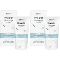 Medipharma cosmetics Hyaluron Gesichtspflege sensitive Creme 2x 2x50 ml