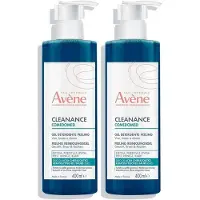 Avene Cleanance Comedomed Peeling Reinigungsgel 2x 2x400 ml Gel