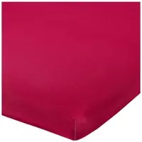 Erwin Müller Single-Jersey Topper-Spannbettlaken Freising in rot | Gr.: 120x200 cm - 130x220 cm
