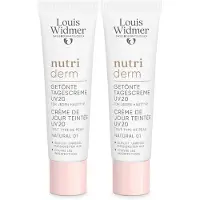Louis Widmer Widmer nutriderm getönte Tagescr.UV 20 natu.01 l.P 2x 2x30 ml Creme