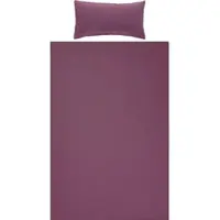 Erwin Müller Seersucker Bettwäsche Rosenheim in aubergine | Gr.: 135x200 cm + 40x80 cm