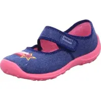 Fischer Markenschuh Hausschuh in blau | Gr.: 32