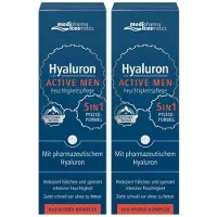 Medipharma cosmetics Hyaluron Active Men Feuchtigkeitspflege Creme 2x 2x50 ml