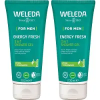 Weleda for Men Energy Fresh 3in1 Shower Gel 2x 2x200 ml Duschgel