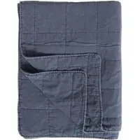 Ib Laursen Klassischer Quilt aus Baumwolle in indigo | Gr.: onesize