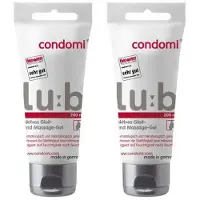 Condomi Lub Gleit- u.Massagegel 2x 2x200 ml Gel