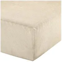 Erwin Müller Frottee Boxspring-Spannbettlaken Füssen in leinen | Gr.: 140x200 cm - 160x200 cm