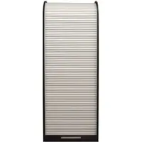 58 aufm Kessel JALOUSIESCHRANK Eadith 69 x 44 x 192 Rollladenschrank Schwarzstahl/Weiß | Gr.: onesize