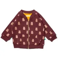 Little green radicals Bio-Baumwoll-Wendejacke in Braun | Gr.: 6-7-jahre