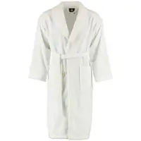 Rhomtuft Bademäntel unisex Schalkragen Sir & Lady weiss - 01 in weiss - 01 | Gr.: XL