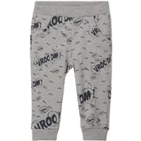 Name it Jungen Bio-Baumwoll Sweat-Hose in Grau | Gr.: 68
