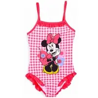 Disney Minnie Mouse Badeanzug Minnie Mouse kariert in Rot | Gr.: 116