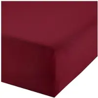 Erwin Müller Single-Jersey Boxspring-Spannbettlaken Murnau in weinrot | Gr.: 140x200 cm - 160x200 cm