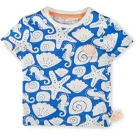Sigikid T-Shirt Sea You in Blau/Weiß | Gr.: 122