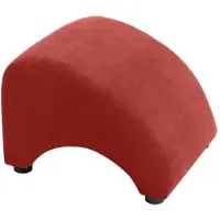 58 aufm Kessel POLSTERHOCKER Kajsa Velourstoff terracotta | Gr.: onesize